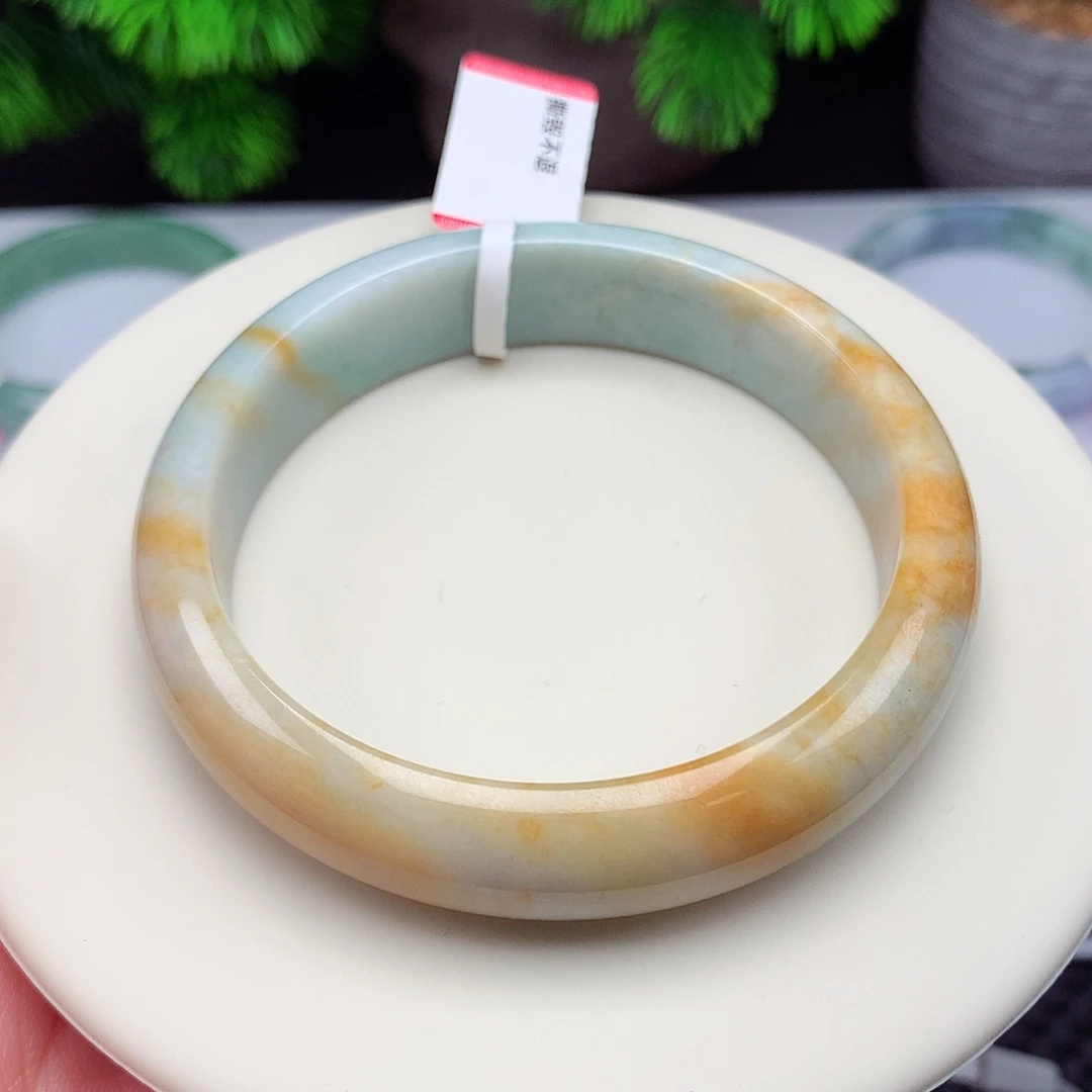 翡翠未镶嵌手镯59圈