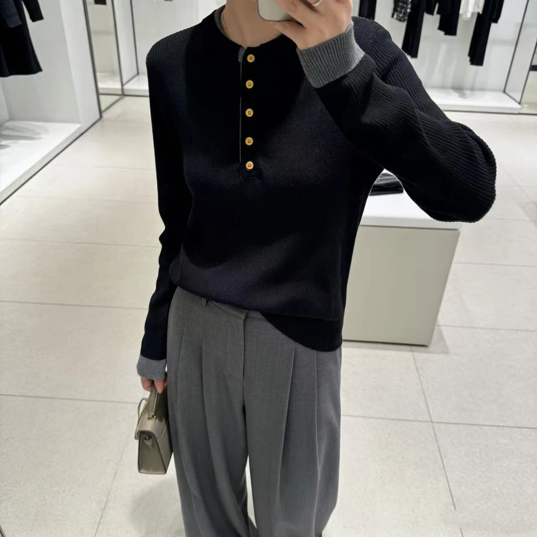 醋酸羊毛！胸88-160长58（部分无三标介意勿拍）针织上衣YM 4587