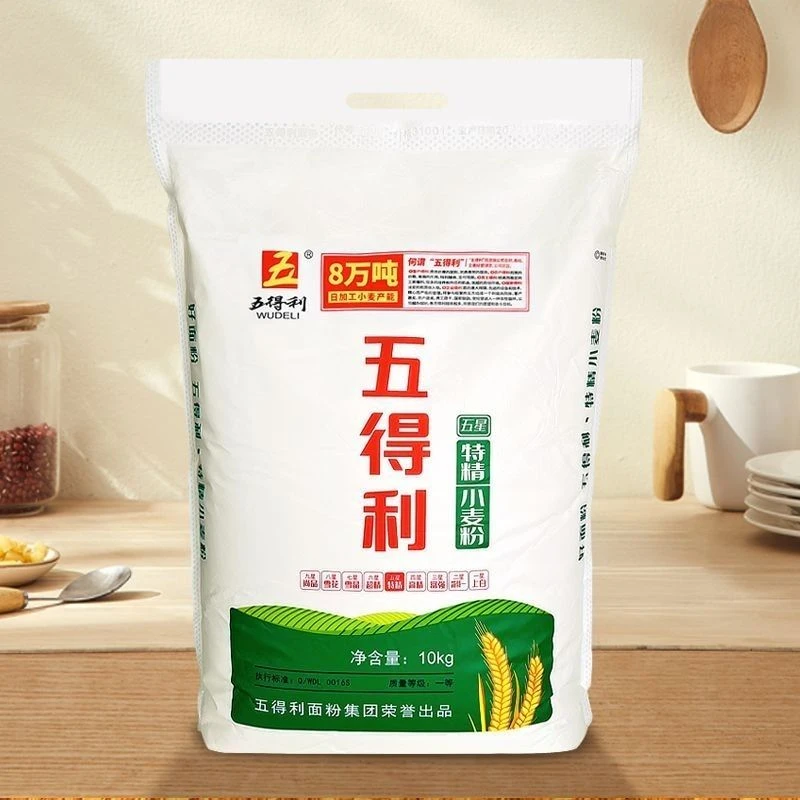 【五得利面粉】五星特精小麦粉家用通用面粉包邮