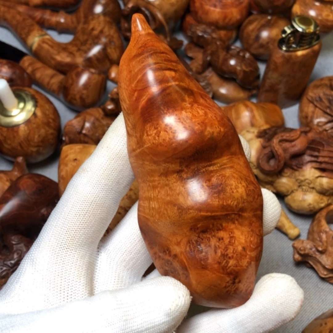 【闪购商品】木麻梨疙瘩火琉璃手把件
