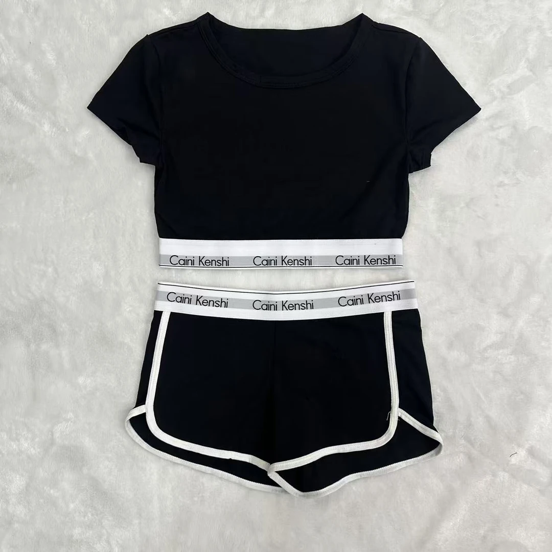 C家经典短袖短裤套装 衣柜必备