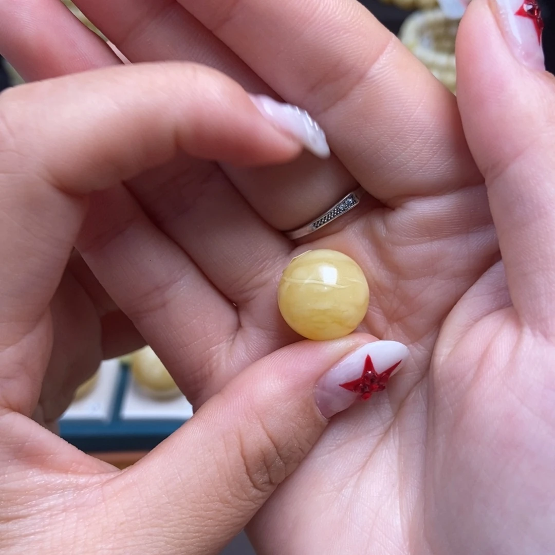 蜜蜡未镶嵌珠宝奇石14.2mm