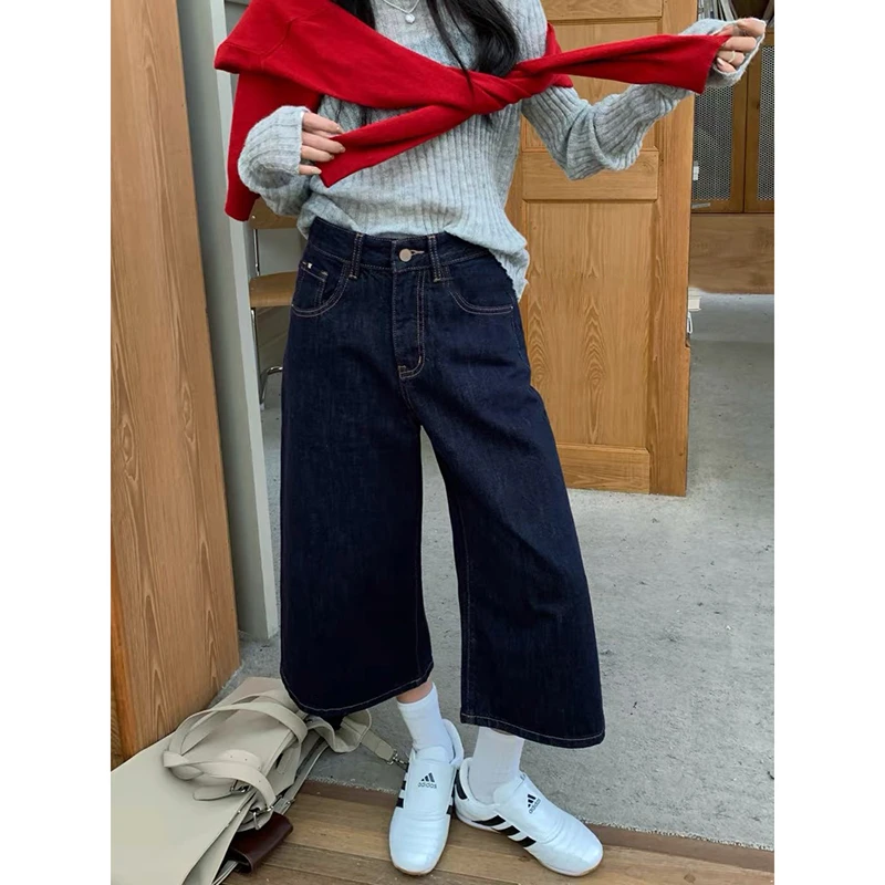 【大仙家】C363十三行秋款韩式无弹牛仔裤舒适时尚百搭女士秋季