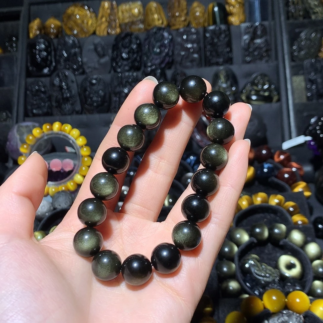 黑曜岩手链未镶嵌这****子