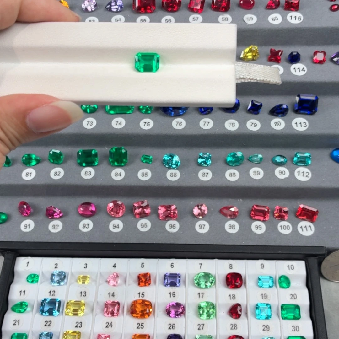 @***芝合成（培育）祖母绿裸石2