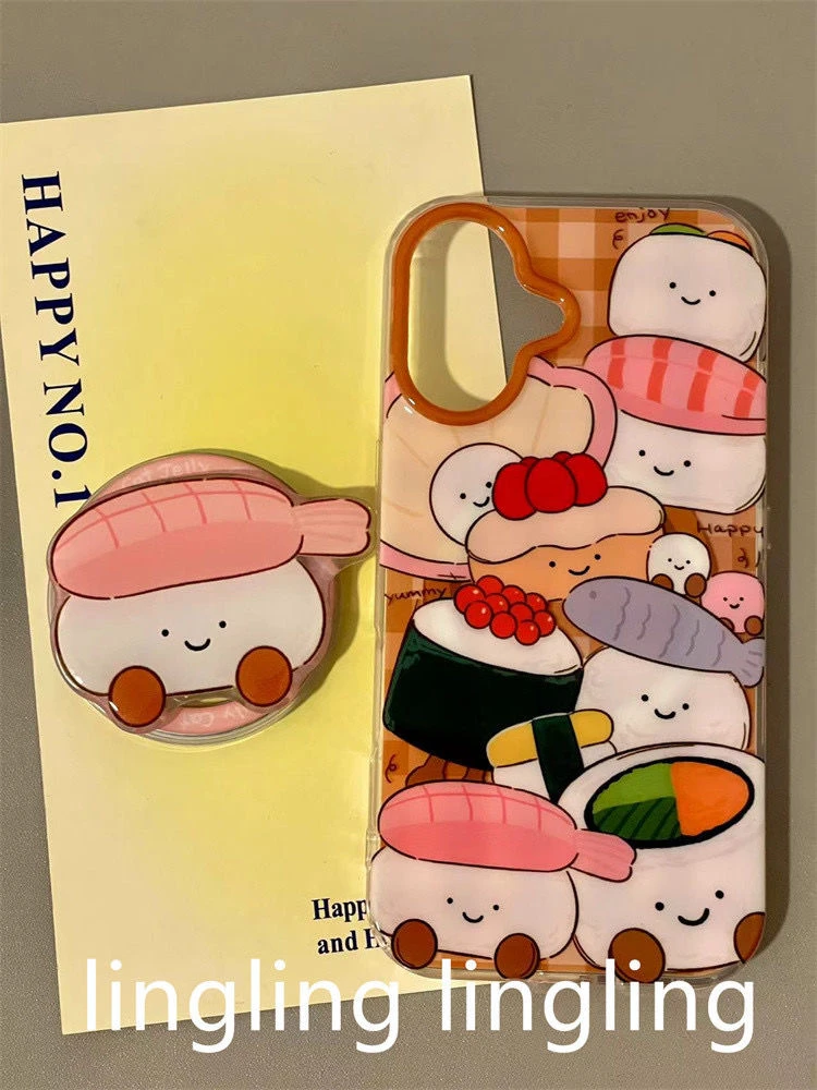 寿司饭团适用苹果16/15手机壳iphone13pro12女14小米oppo华为vivo