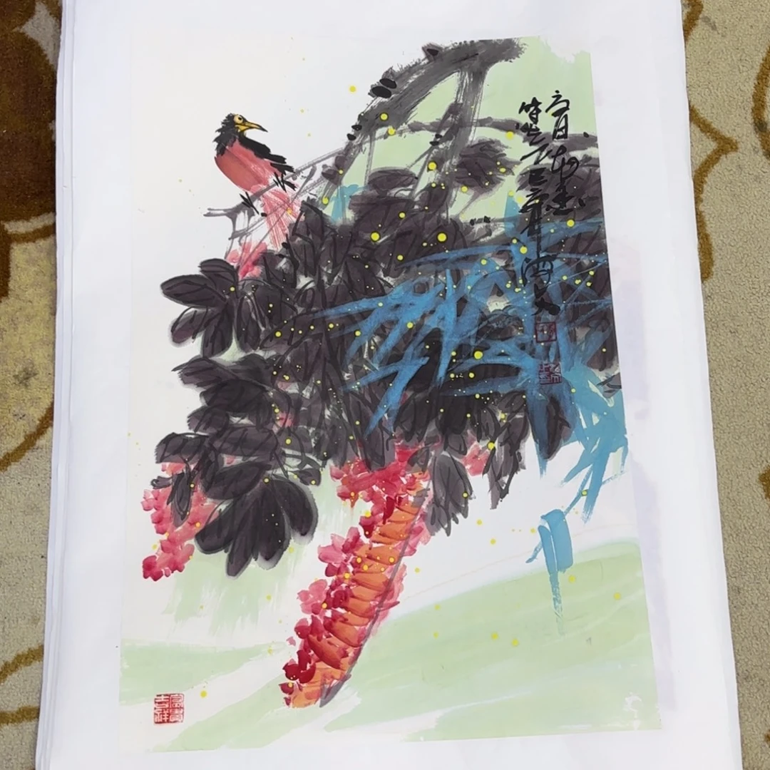 国画国画李海文老师作品刘