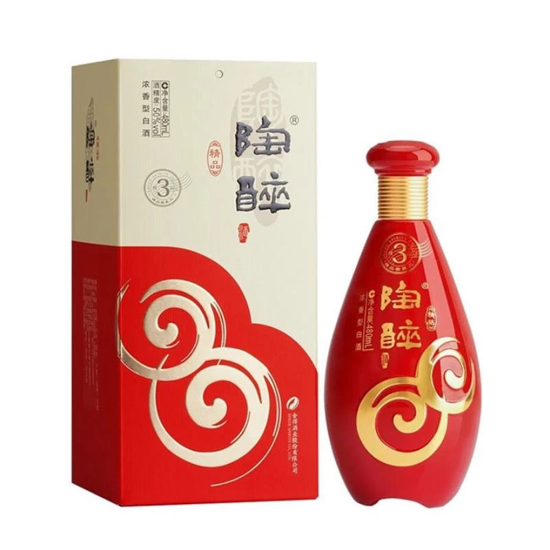 舍得陶醉3精品白酒 50度 浓香型 纯粮 480ml