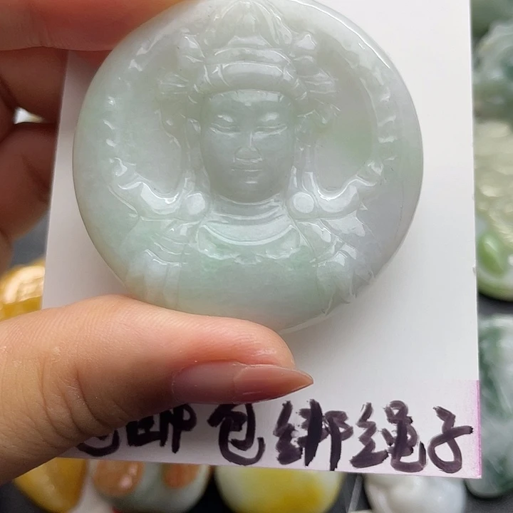 翡翠未镶嵌颈饰天然翡翠