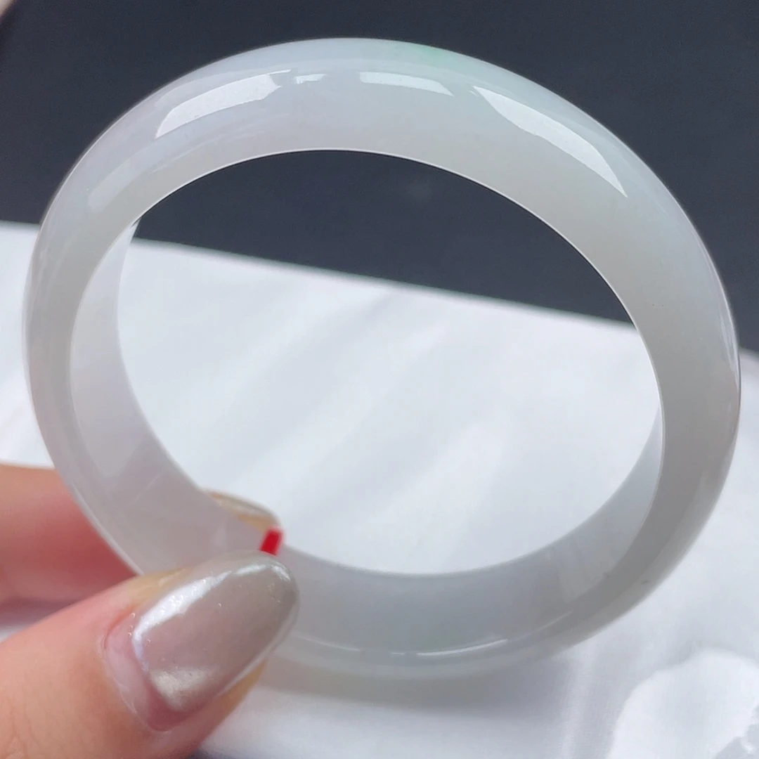 翡翠未镶嵌手镯52圈口