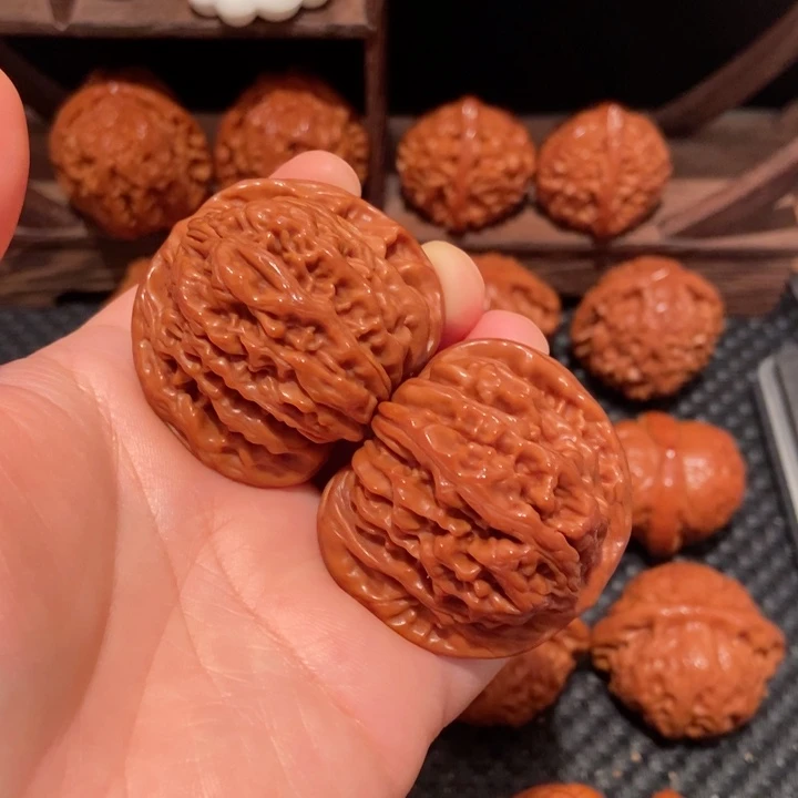 把件文玩核桃43尺寸四座楼0788