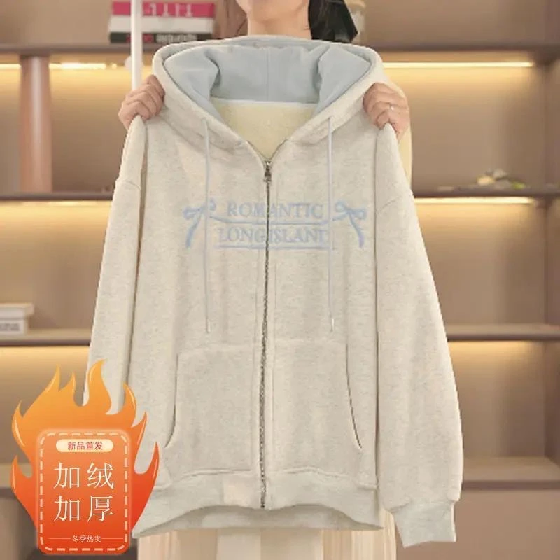 女童外套秋冬款2025新款儿童冬季女大童一体绒上衣QSC2470