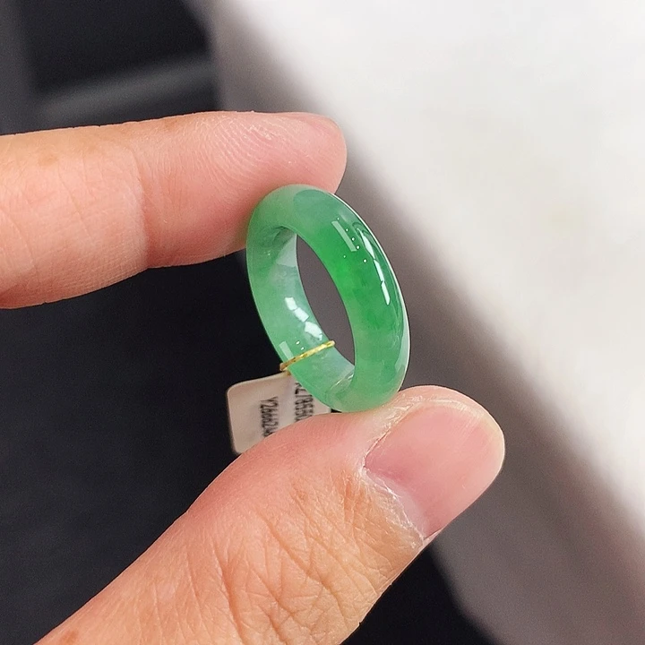 翡翠未镶嵌戒指9-10号