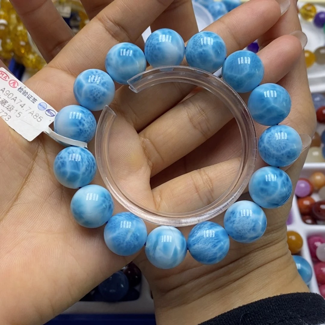 针钠钙石（海纹石）手链未镶嵌