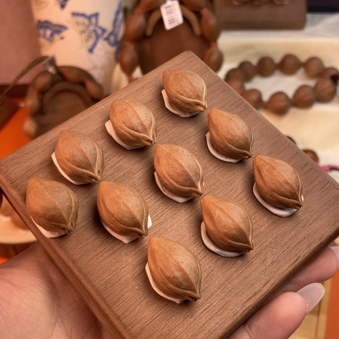 无***谓橄榄核手串/手链1524梅林铁核三面佛