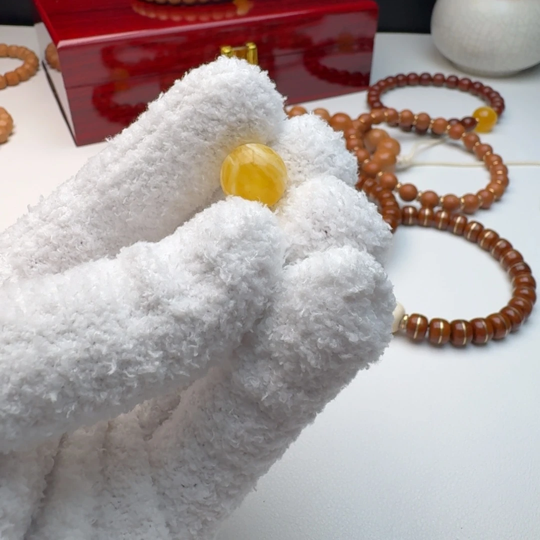 萌***点猴头核桃手串配饰