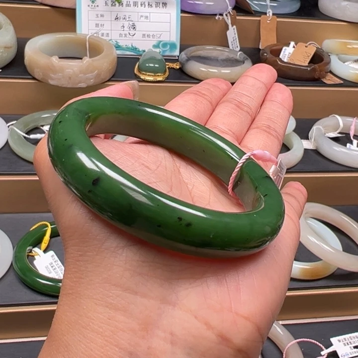 未镶嵌手镯和田玉54.8