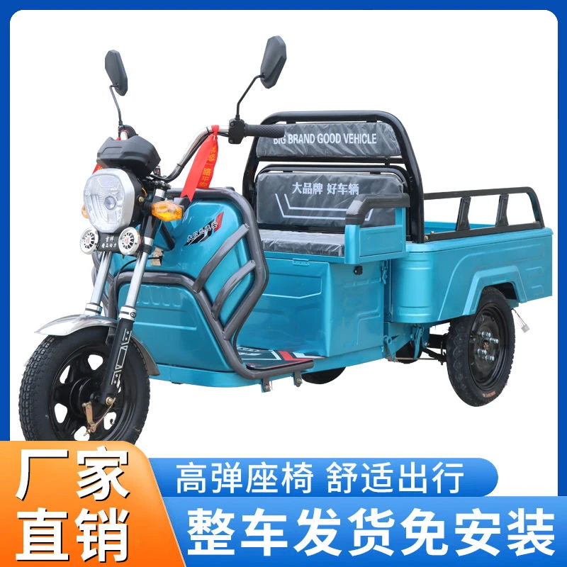 电动三轮车锂电池成人小型老人接送孩子货车拉货老年代步车三轮
