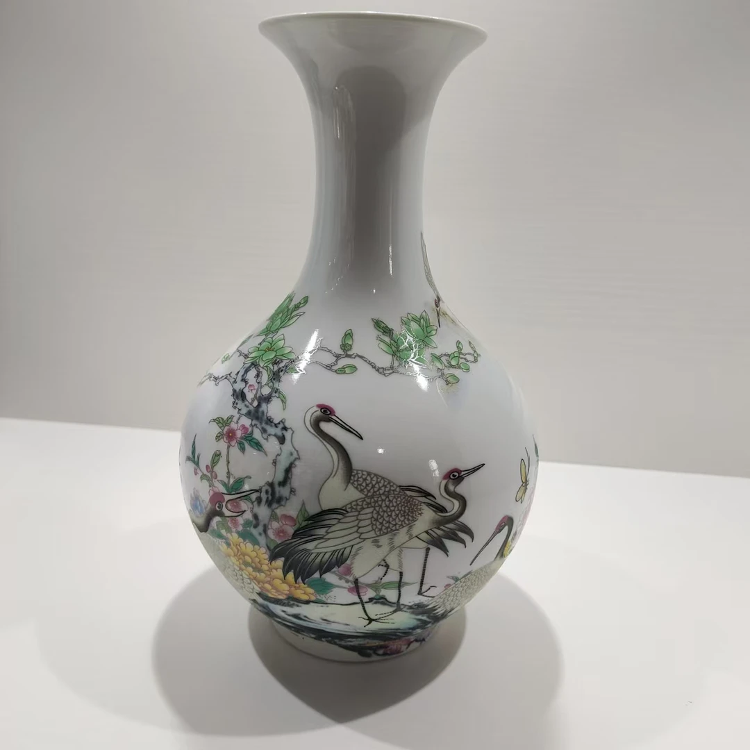 景德镇陶瓷荧光小赏瓶