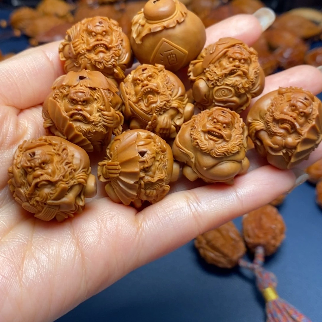 橄榄核手串钟馗2.4老油核