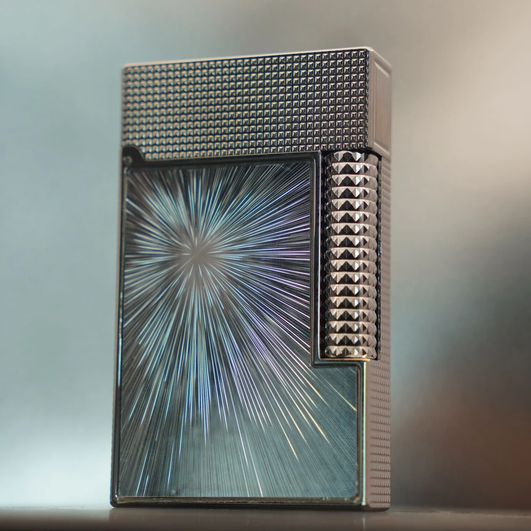 新款璀璨星光朗声打火机黄铜一体机侧滑点火送人礼物