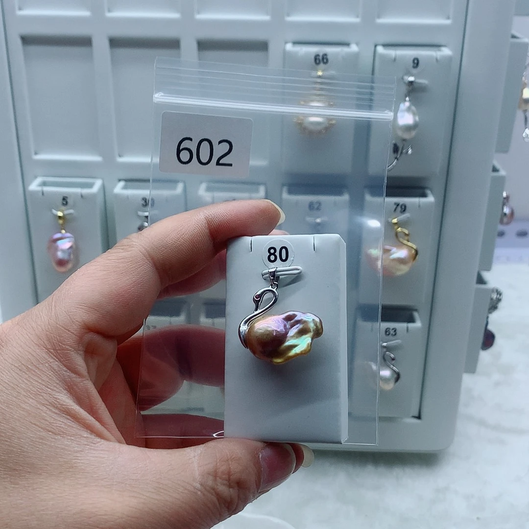 吊坠(不含链)淡水珍珠合金