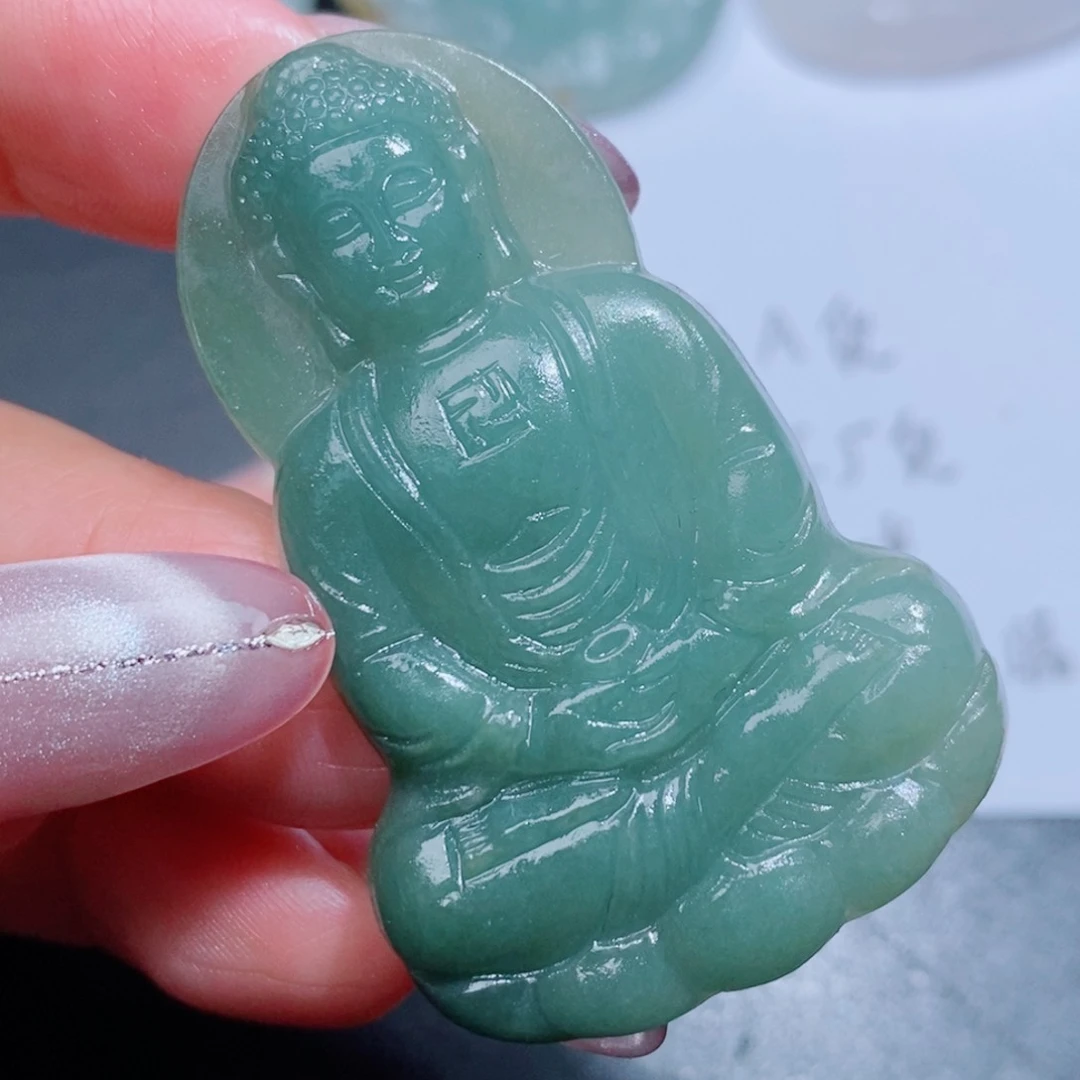 定制翡翠未镶嵌吊坠