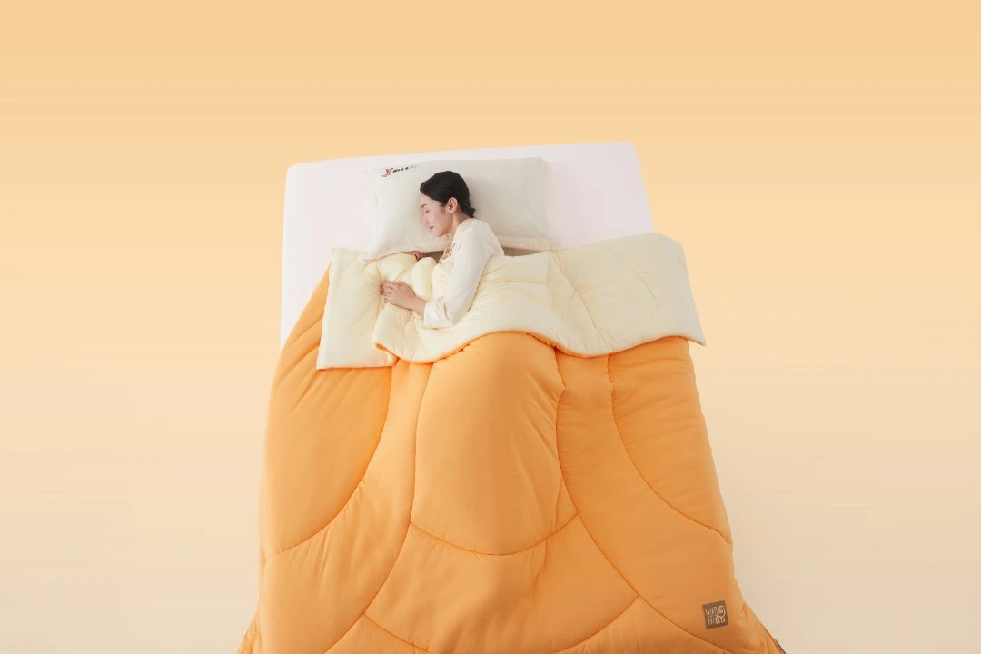 软羊羊控温柔软舒适可机洗懒人两用被