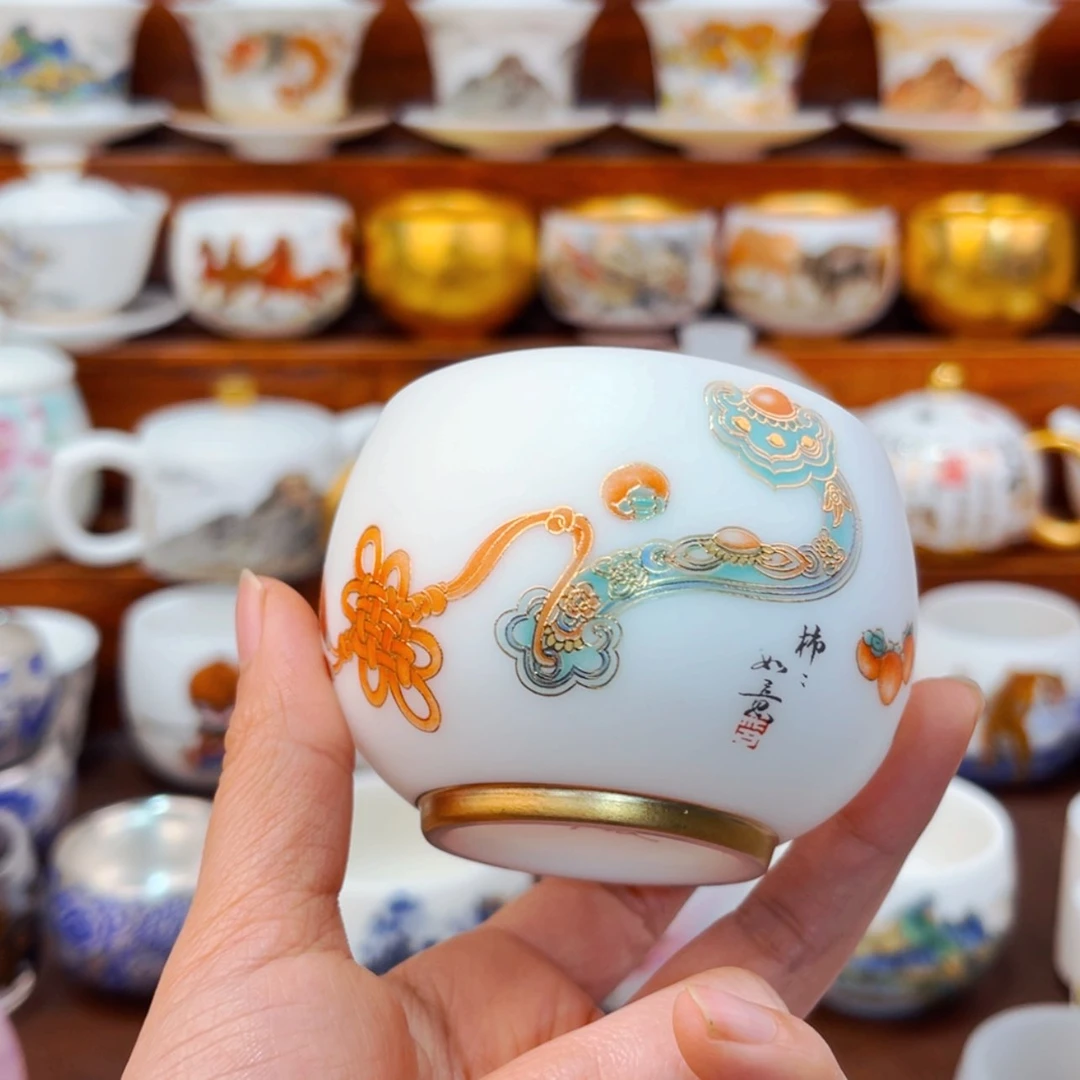 【闪购商品】高货羊脂玉瓷陶瓷茶具