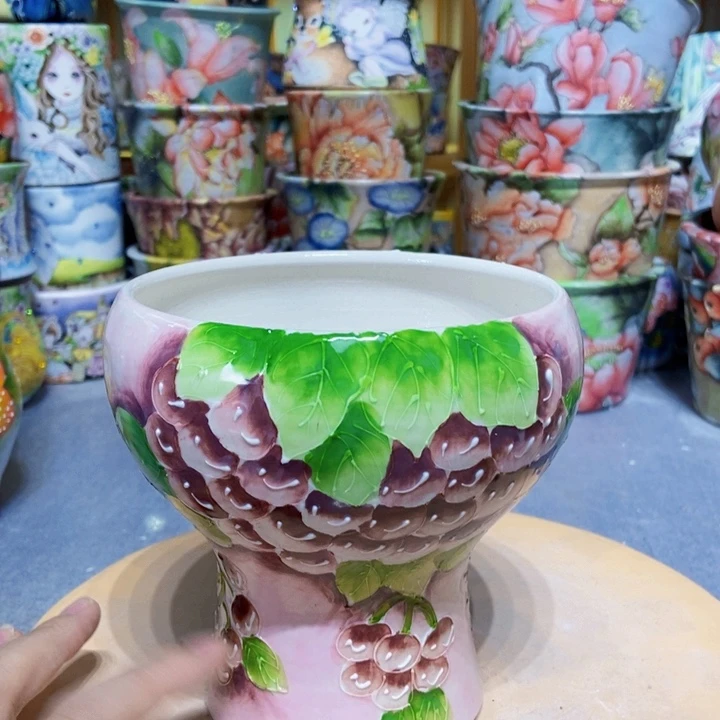 景德镇艺术手绘作品