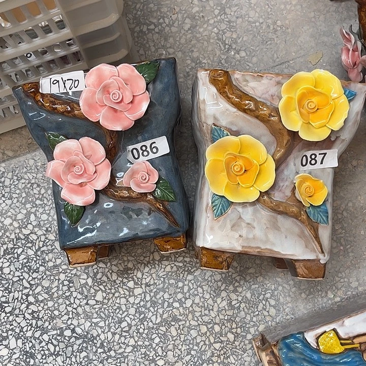 粗陶材质多肉花盆