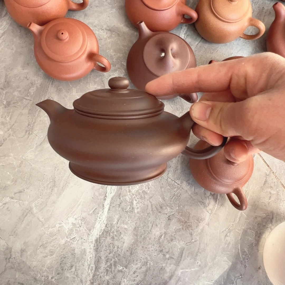 紫泥虚扁壶210cc