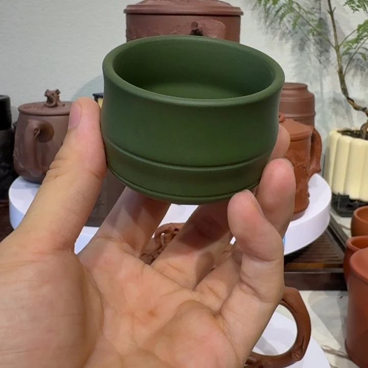 生***美竹节杯主人杯宜兴紫砂宜兴紫砂