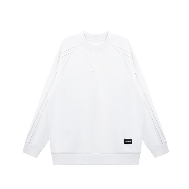 【胡轩推荐】 男士休闲圆领长袖奥粒绒卫衣/S106440279101