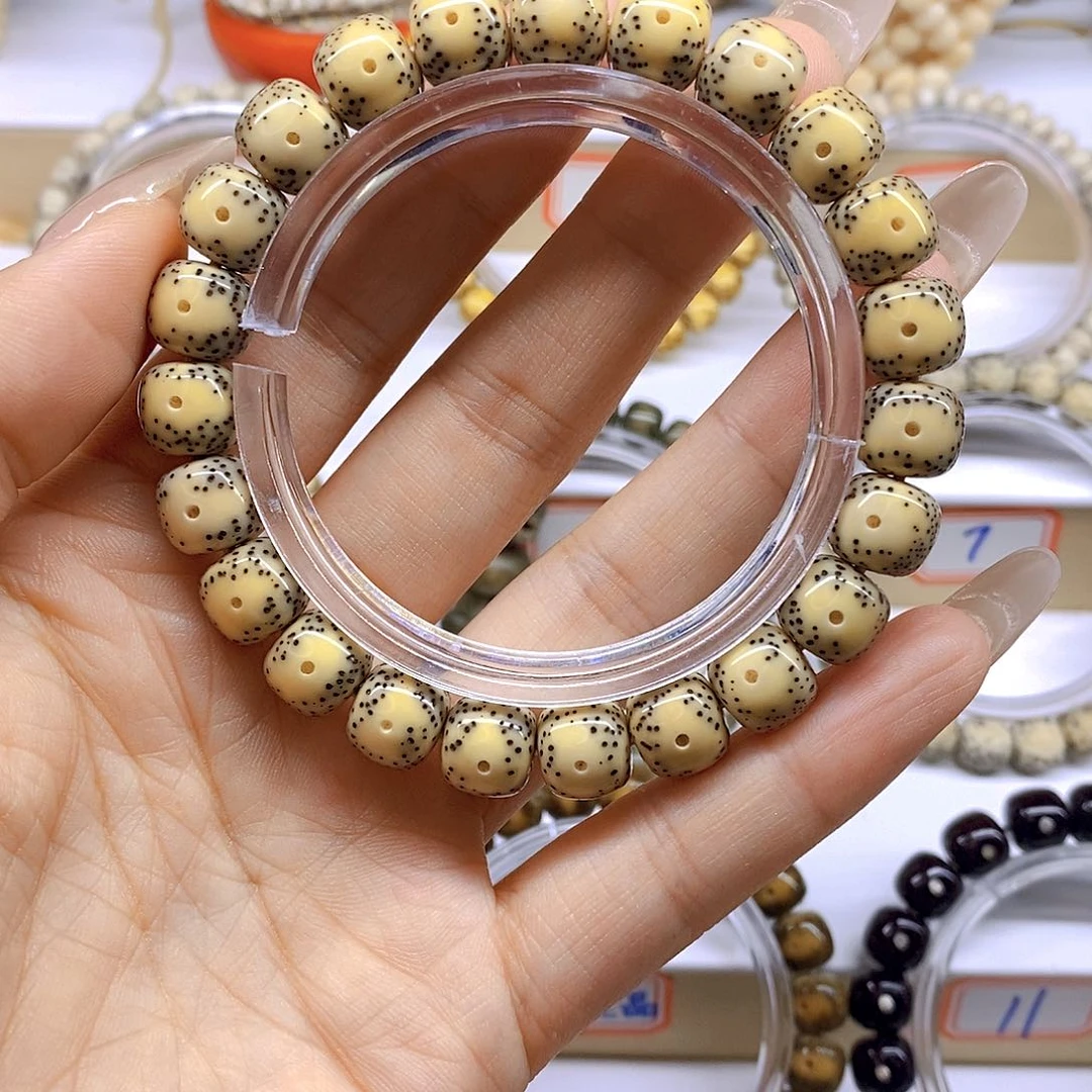 星月菩提手串凌***?10.5骨瓷白