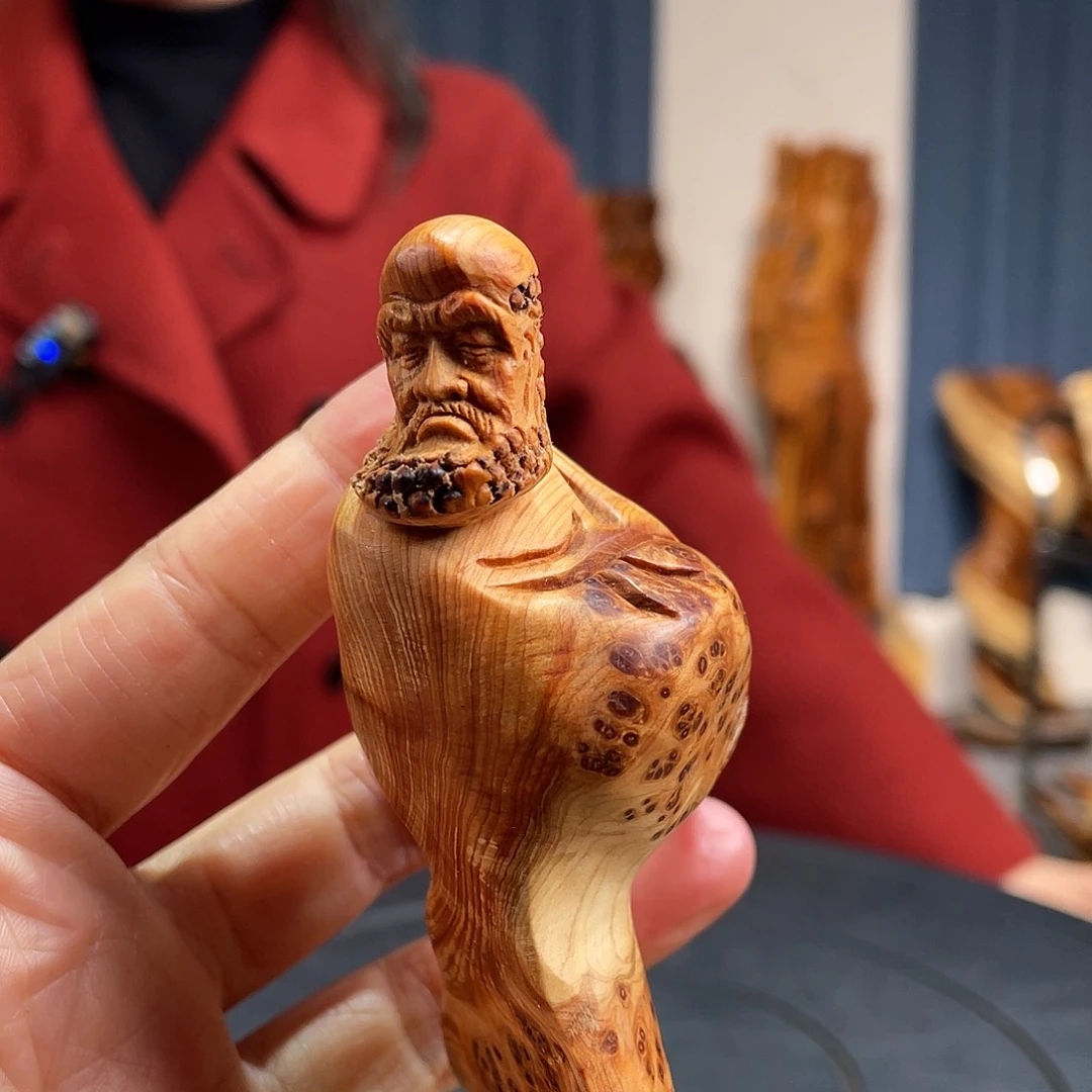 柏木（崖柏）手把件