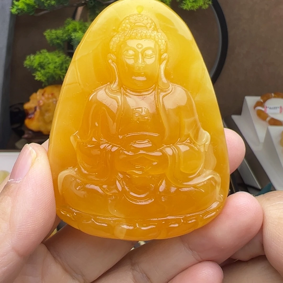 蜜蜡吊坠(不含链)未镶嵌