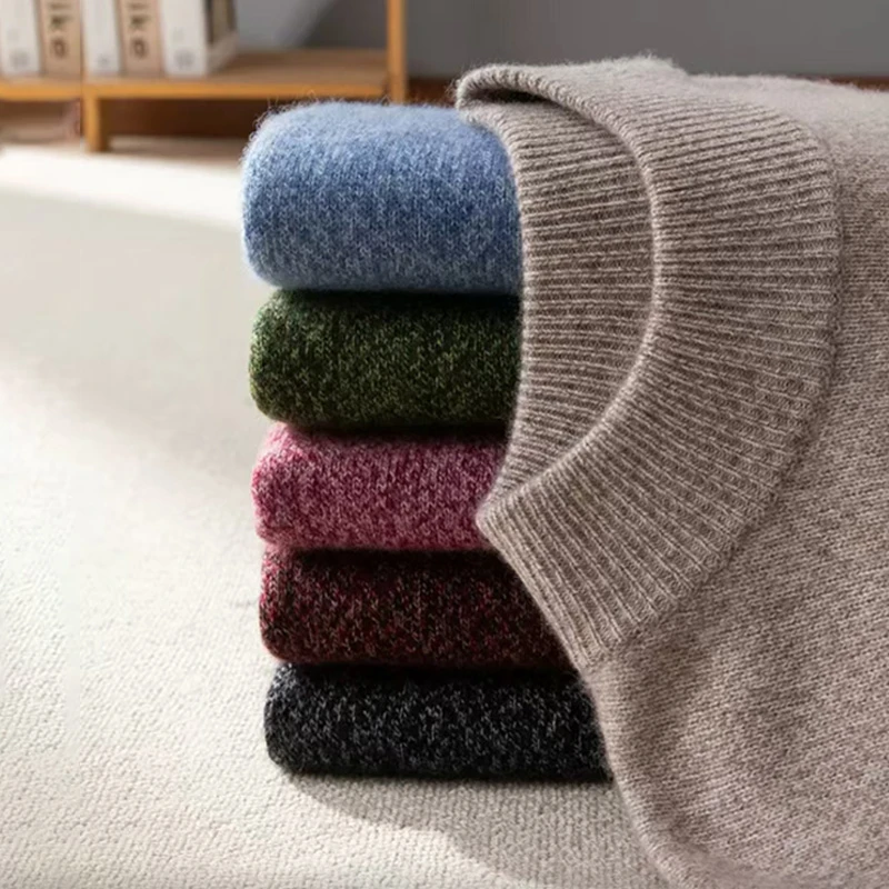 品牌花纱   480克！重磅加厚！2025秋冬新款男士毛衣