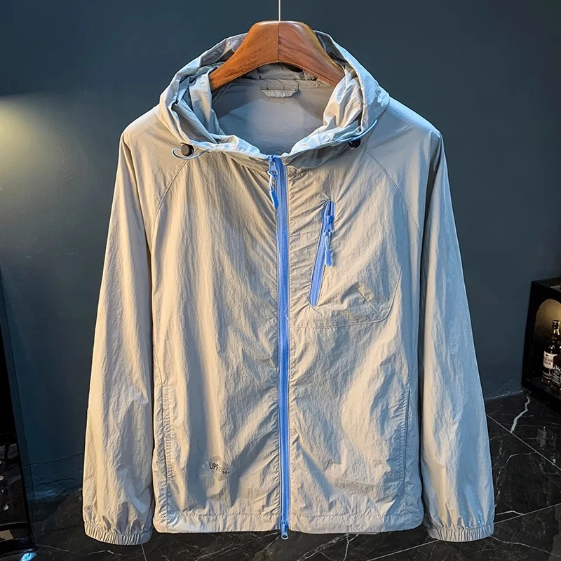 法国CebrodzUPF50+防晒服轻薄连帽透气防晒衣男女宽松透气皮肤衣