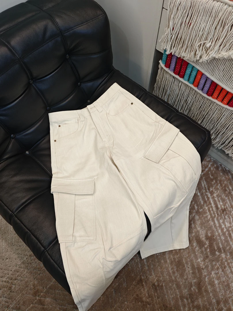 Uninhabitable原创自制！独立设计！多口袋弯刀百搭简约休闲裤子