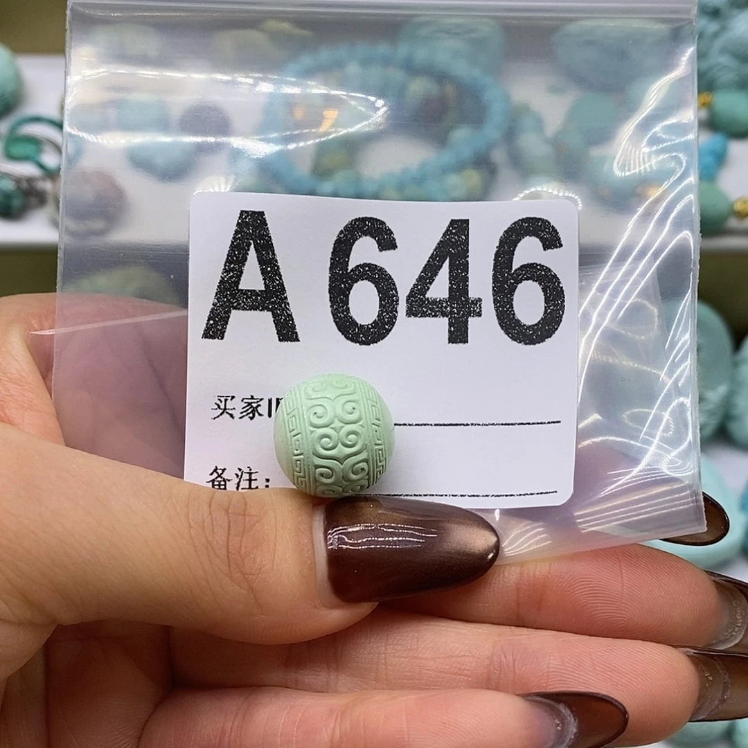 未镶嵌绿松石绿松石配饰定制