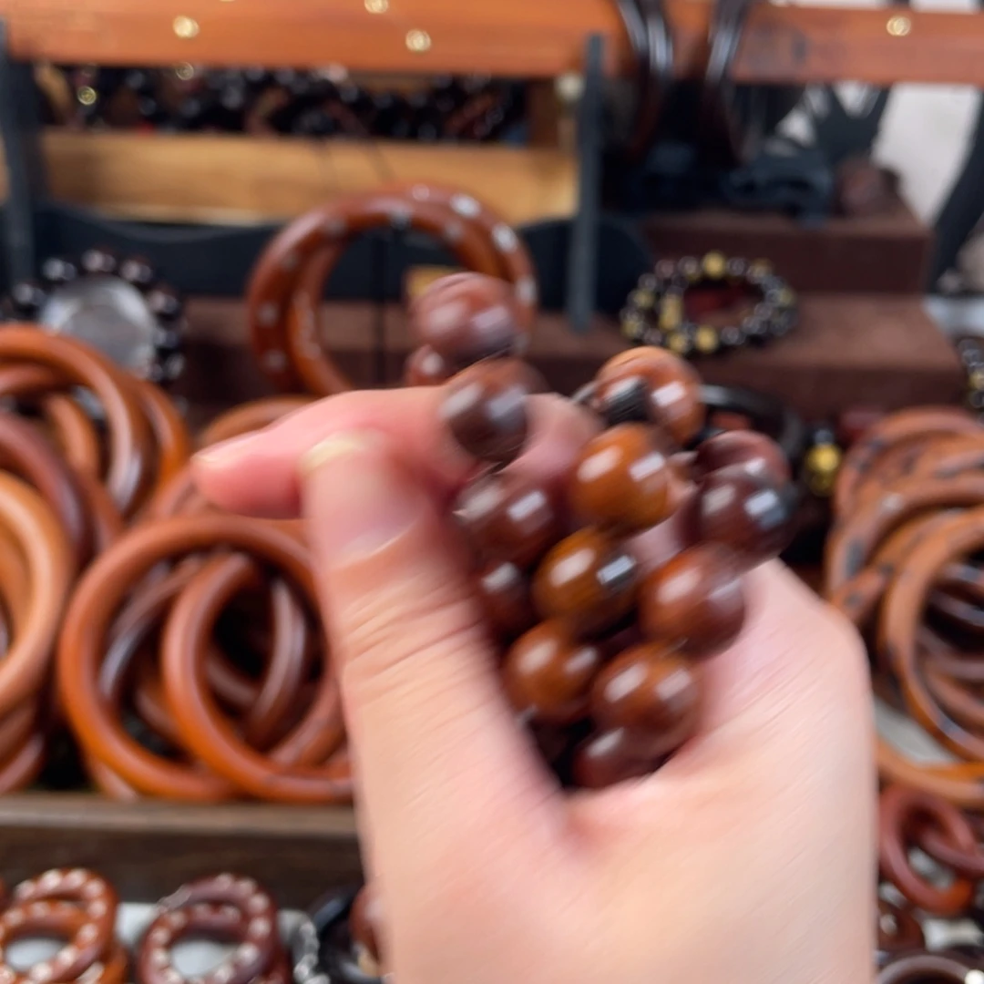 木枣木1.2圆珠单圈手串