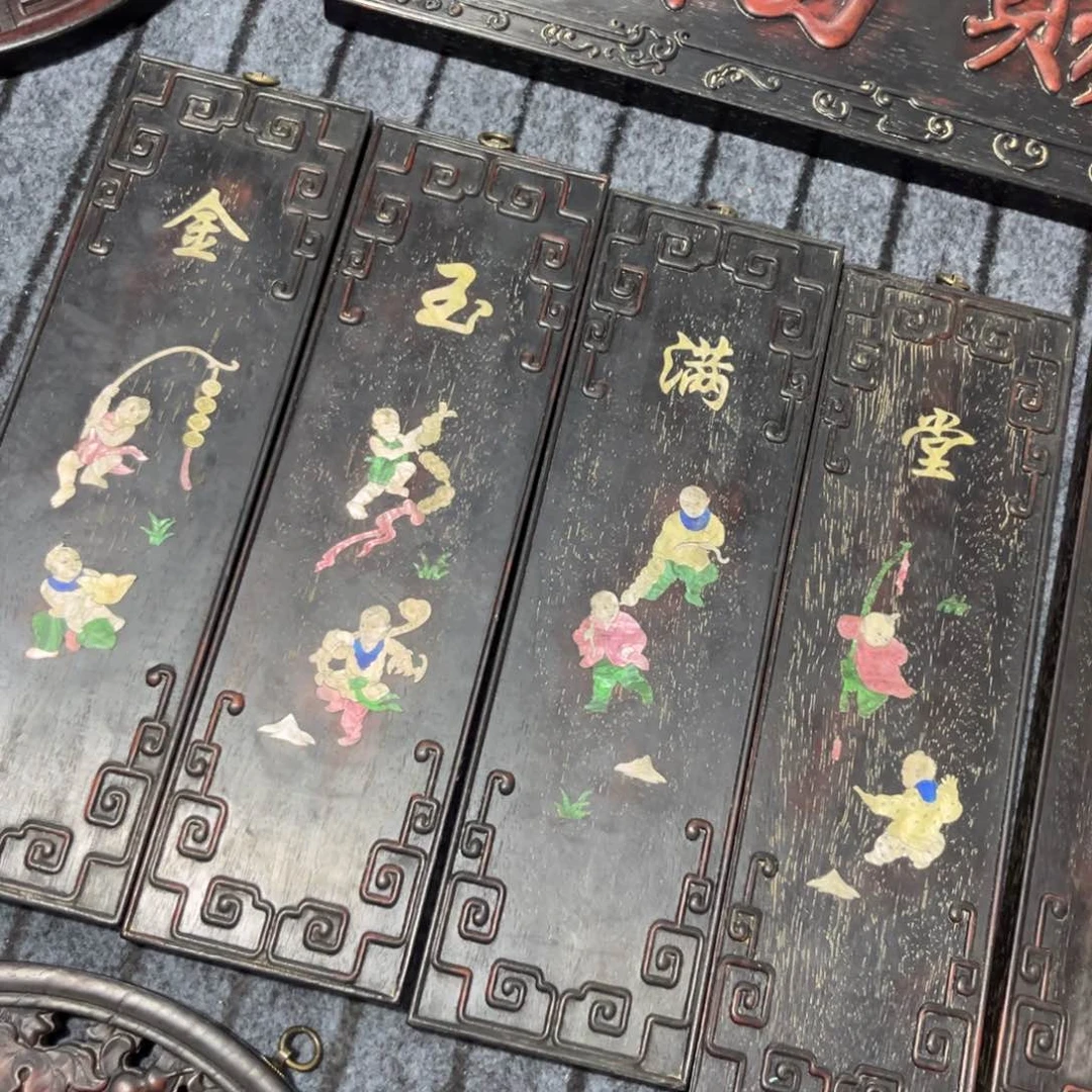 木非洲紫檀木雕牌匾挂匾
