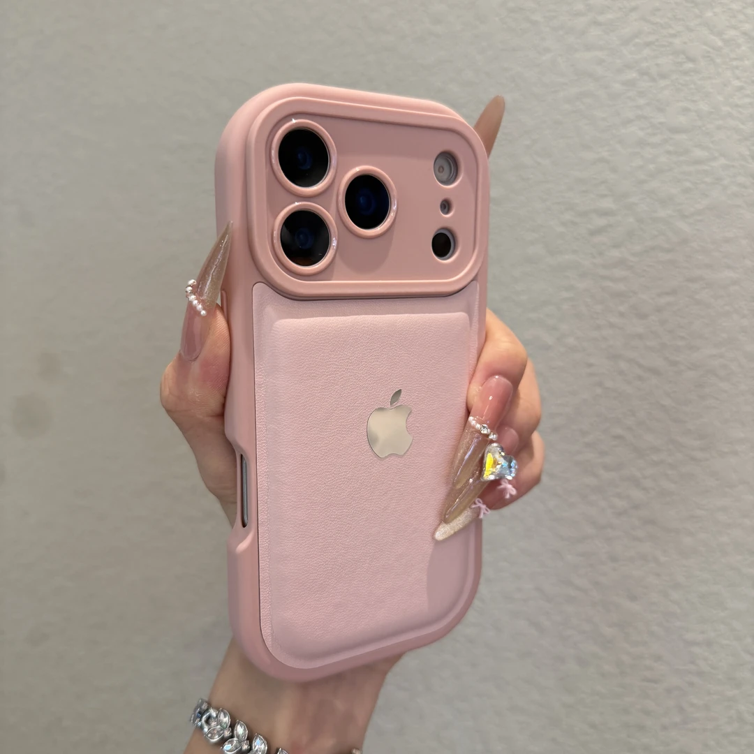 简约肤感气垫适用苹果17promax手机壳iPhone16防摔15时尚14高级13