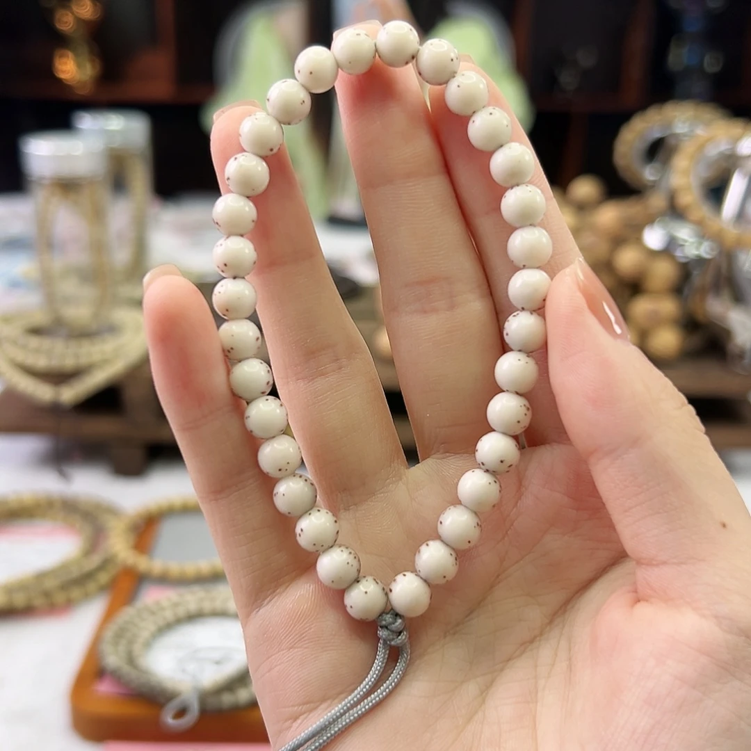 吊坠星月菩提Ll.7x7小龙蛋 粉冰 小细星