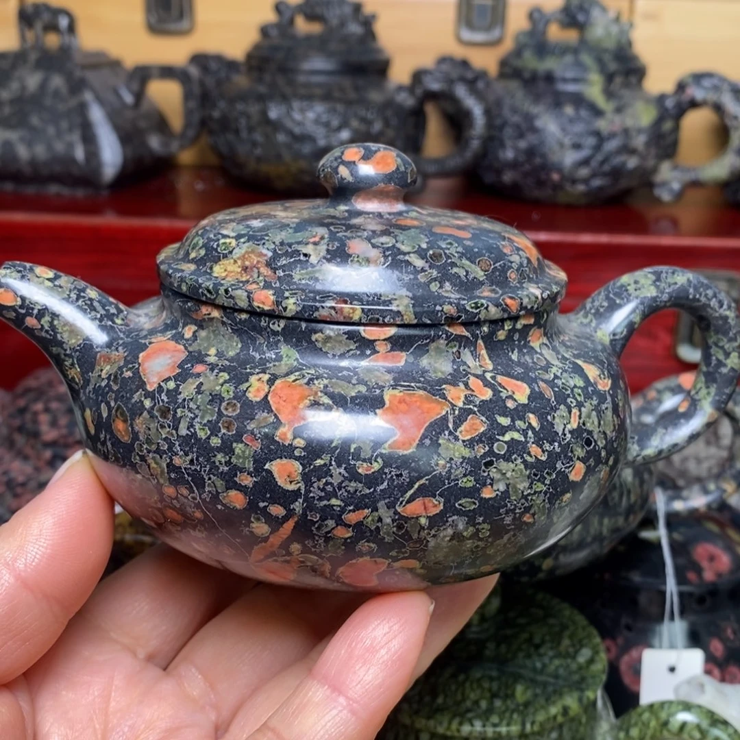 梅花玉仿古壶微瑕不售后