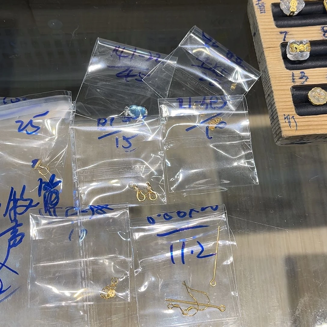 足银纯银925镀金镶嵌