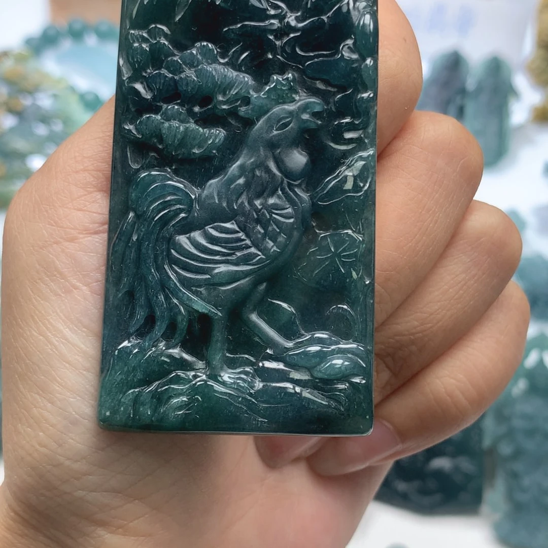 翡翠未镶嵌颈饰天然翡翠