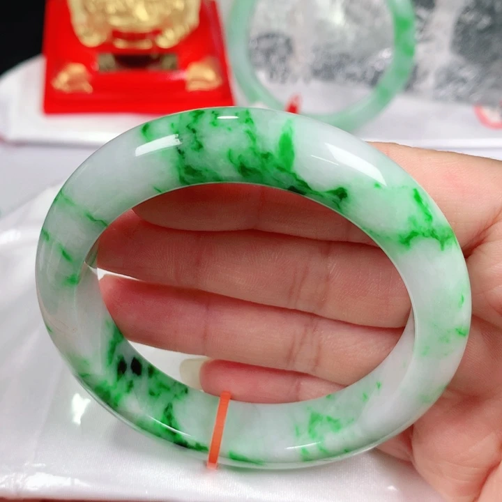 未镶嵌手镯翡翠   编号D1191 正圈57