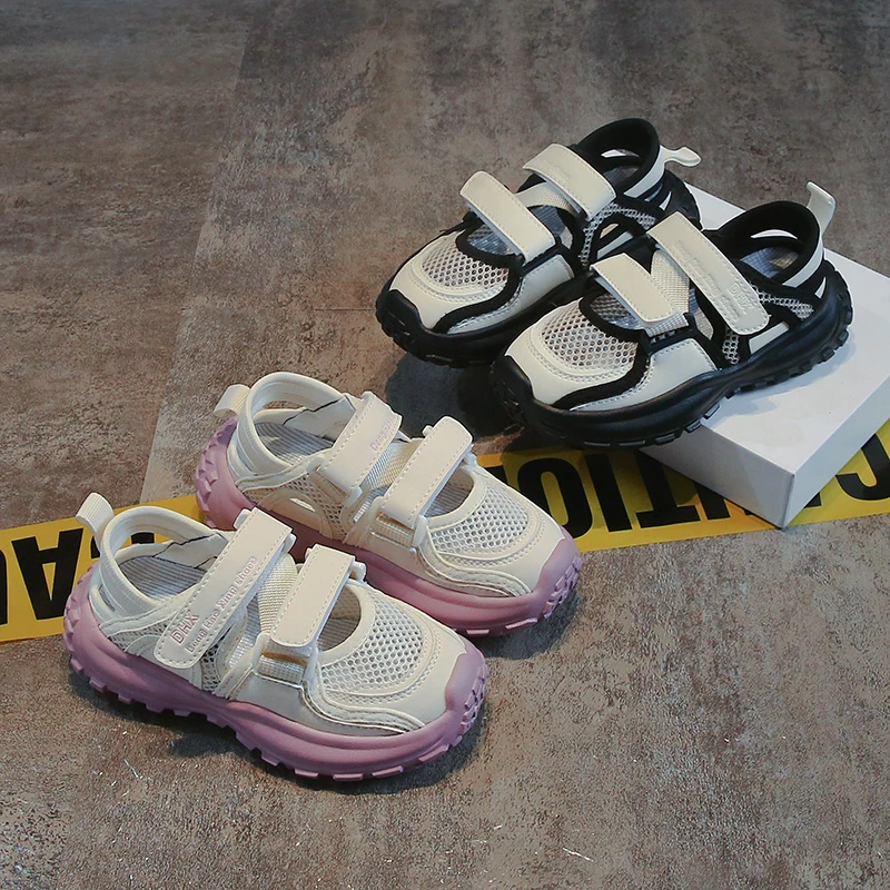 女童凉鞋夏季2025新款儿童运动鞋女宝鞋子透气小女孩网鞋夏款网面